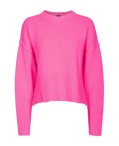 Pinko Wool-cashmere Blend Sweater In Pink