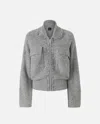 Pinko Dark Lady Giacca Confort Wool In Gray