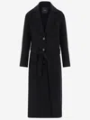Pinko Wool Long Coat