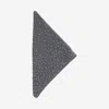 Pinko Svizzera Wool Scarf With Rhinestones In Black