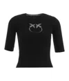 Pinko Wool Sweater In Black