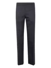 Pinko Wool Trousers In Gray