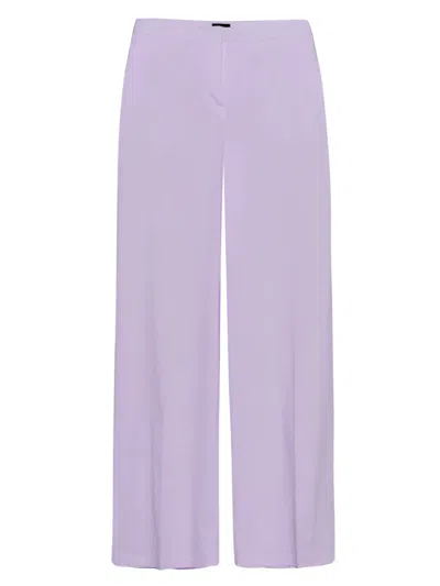 Pinko Palazzo Trousers In Purple