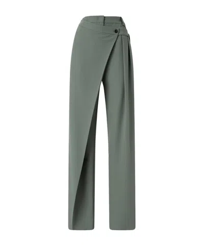 PINKO WRAP-FRONT PLEATED TROUSERS