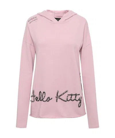 Pinko X Hello Kitty Logo Hooded Sweater