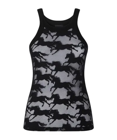 PINKO PINKO X PATRICK MCDOWELL SEMI-SHEER TANK TOP