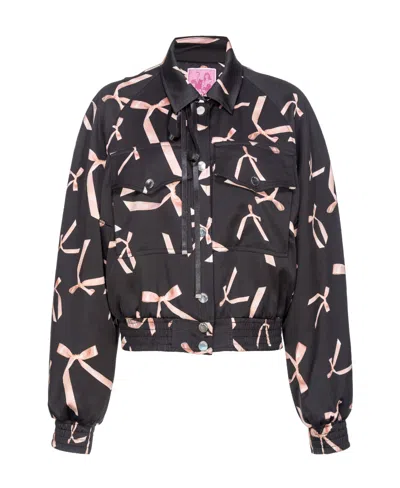 Pinko X Patrick Mcdowell Printed Bomber Jacket