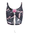 Pinko X Patrick Mcdowell Semi-sheer Tank Top In Black