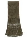 Pinko Jupe Longue Façon Crochet Fantaisie