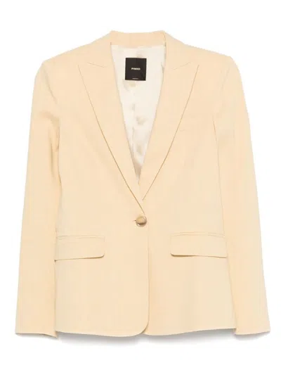 PINKO YELLOW 'EQUILIBRATO' BLAZER