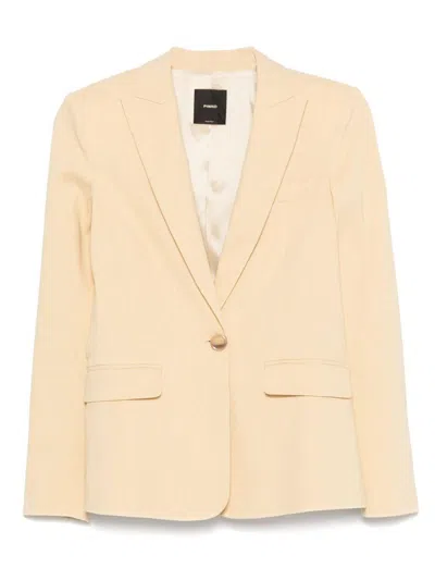 PINKO PINKO YELLOW 'EQUILIBRATO' BLAZER
