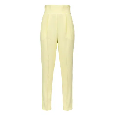 PINKO YELLOW POLYESTER JEANS & PANT
