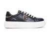 Pinko Yoko 06 Metallic-trim Platform Sneakers In Black