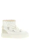 Pinko Yoko 19 Quilted Ankle Boots In White
