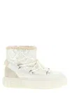 Pinko Yoko 19 Quilted Ankle Boots In White