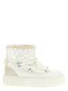 Pinko Yoko 19 Quilted Ankle Boots In White
