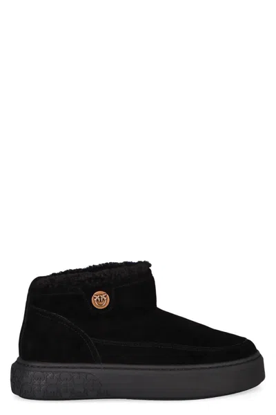 PINKO PINKO YOKO SUEDE ANKLE BOOTS