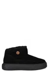 Pinko Black Boots With Shearling Lining In Black