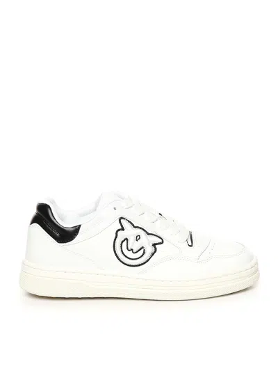 Pinko Gem Sneakers In White