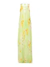 Pinko Zigolo Dress In Green