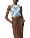Pinko Zingarella Top In Blue
