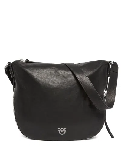 Pinko Schultertasche Mit Reissverschluss In Black