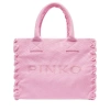 Pinko Zip Fastening Tote In Pink
