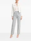 Pinko Zip-front Jacket In White