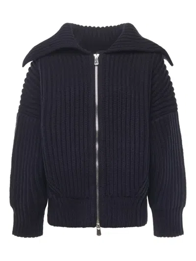 Pinko Zip-up Cardigan In Black
