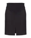 Pinko Mini-jupe En Maille Roma In Black