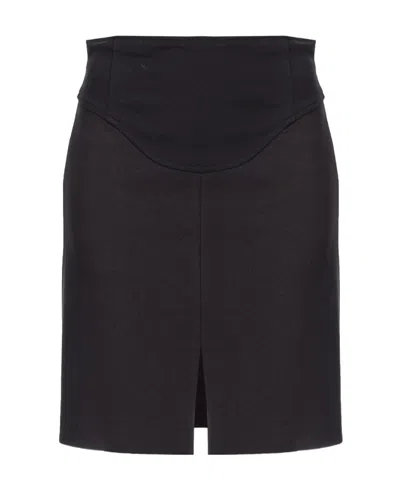 PINKO ZIP-UP HIGH-WAIST SKIRT