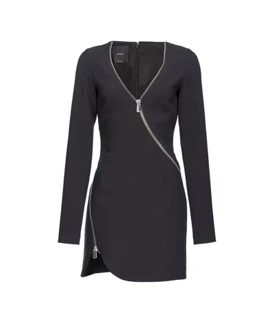 PINKO PINKO ZIP-DETAILED SHORT DRESS