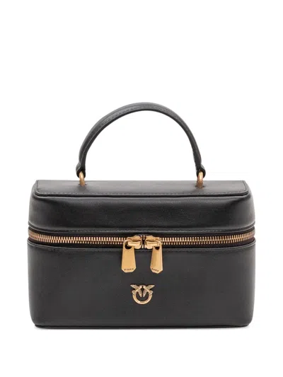 Pinko Zipped Tote Bag In Black