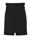 Pinko Mini-jupe En Maille Roma In Black