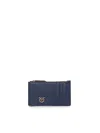 Pinko Zippered Card Holder In Blue
