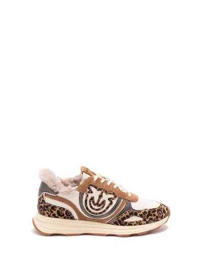 Pinko `zoe 01` Sneakers In Brown
