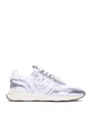 Pinko Love Birds-motif Sneakers In Blanco