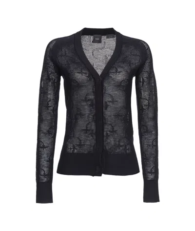 Pinko Zuccheraggio Cardigan In Black