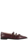Pinko Zulema Pointed-toe Ballerinas In Red