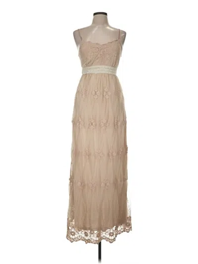 Pre-owned Pinky Cocktail Dress In Tan