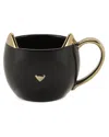 Pinky Up Chloe Black Cat Mug