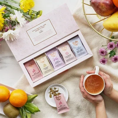 Pinky Up Dessert Assortment Loose Leaf Tea Sampler, 15 Pouches In Assorted