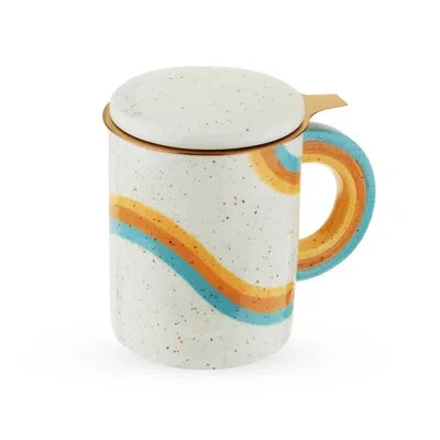 Pinky Up Everlee Tea Infuser Mug In Beige