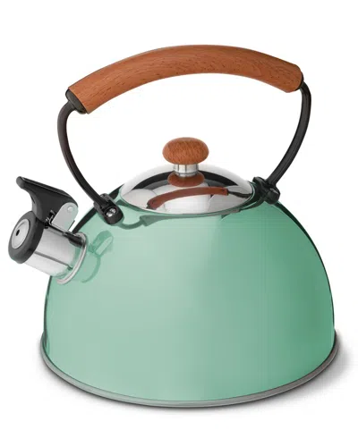 Pinky Up Hadley Pistachio Tea Kettle In Green