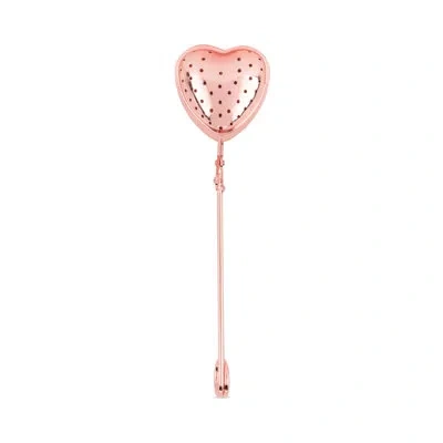 Pinky Up Rose Gold Heart Tea Infuser