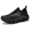 Pinnip Men's Performance Sneakers Wave In Black In Black