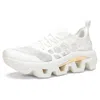 Pinnip Men's Performance Sneakers Wave In White In White