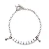 Pinnole Women's All White Bracelet