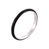Pinnole Women's Black Thin Ring
