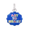 Pinnole Women's Blue Art To Heart Charm